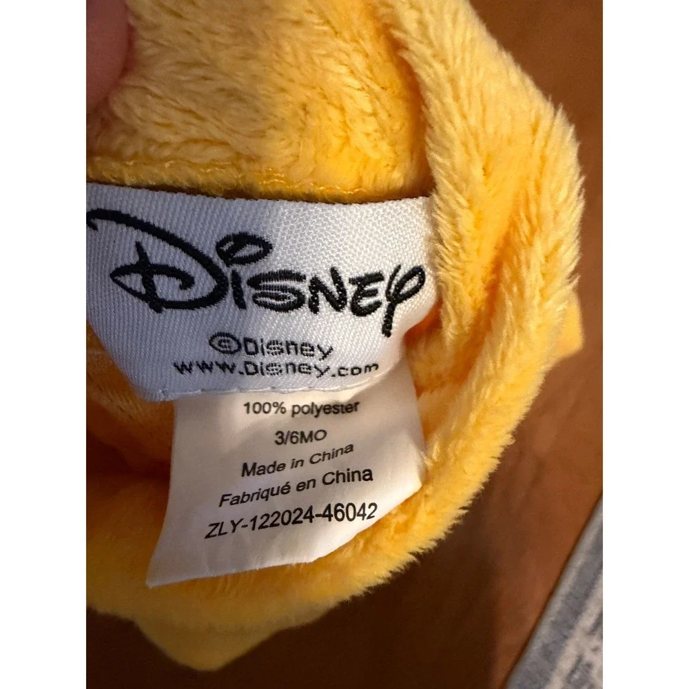 Disney Flounder Little Mermaid Infant Plush Costume Yellow Blue 3-6 Months